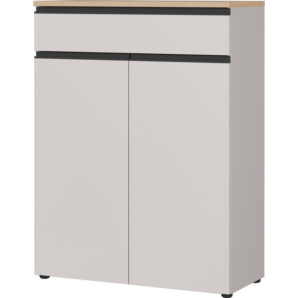 Dulap grej/în culoare naturală deschisă 90x120x41 cm Cormano – Germania
