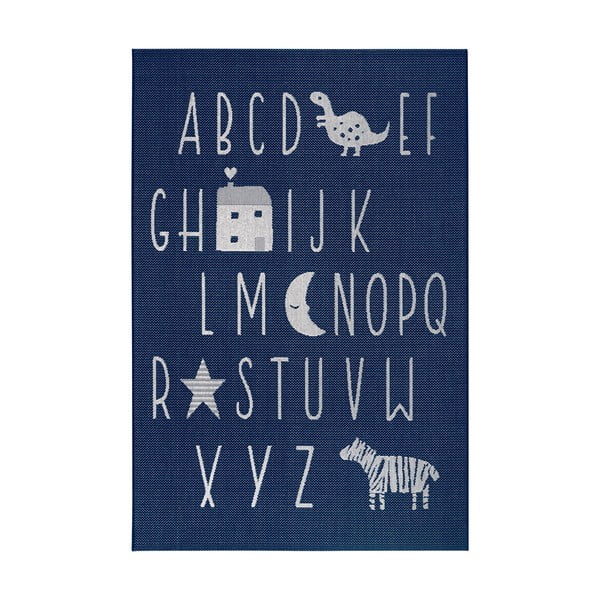 Covor pentru copii Ragami Letters, 200x290 cm, albastru