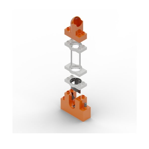 Set accesorii pistă cu bile Hubelino Elevator, 24 piese-image-1