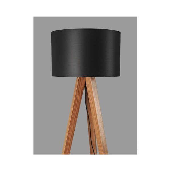 Veioză Tripod Black/Walnut-image-1