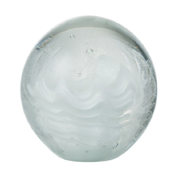 Glob decorativ din sticlă J-Line Paperwei, ⌀ 12 cm