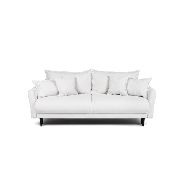 Canapea albă extensibilă 215 cm Bjork – Bonami Selection