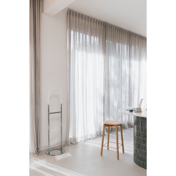 Lampadar argintiu LED cu intensitate reglabilă (înălțime 135 cm) Arch – Zuiver-image-2