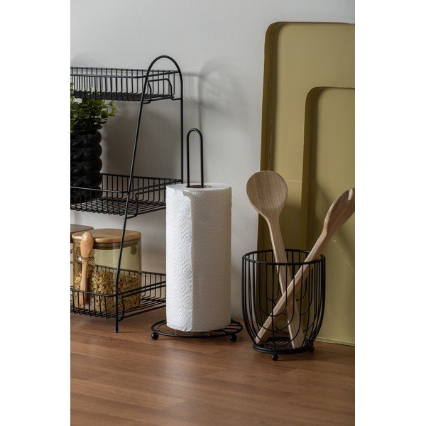 Suport pentru ustensile de bucătărie  din metal  Wired  – PT LIVING-image-1