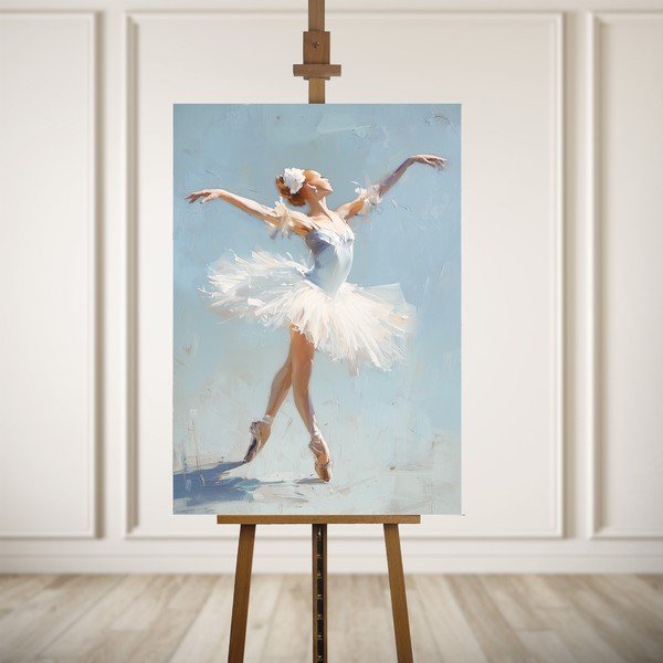 Tablou cu detalii pictate manual 70x100 cm Grace – Styler-image-4