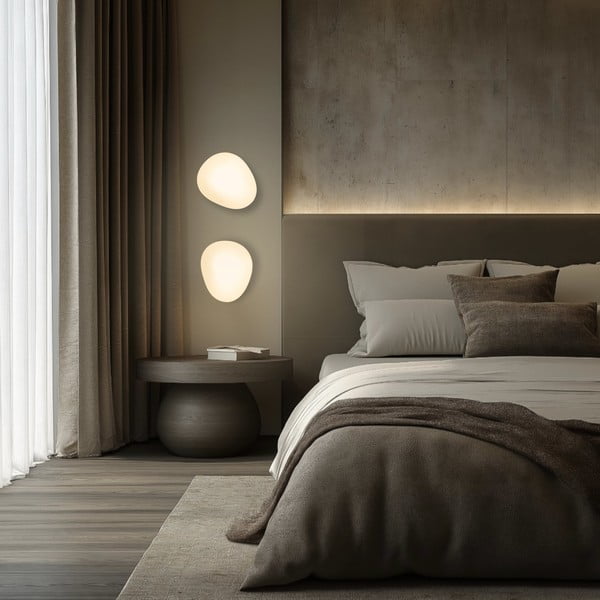Aplică de perete albă Stones – Candellux Lighting-image-3