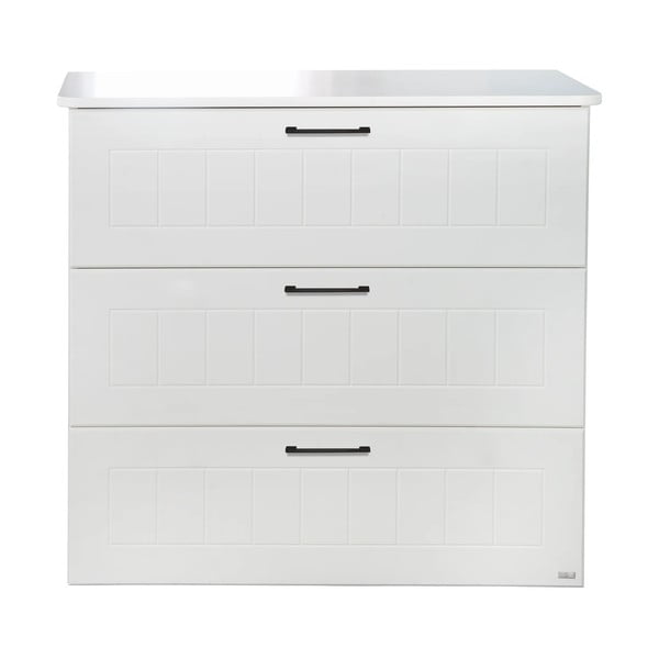 Comodă pentru copii  albă joasă 98x91 cm Sylt – Roba-image-2