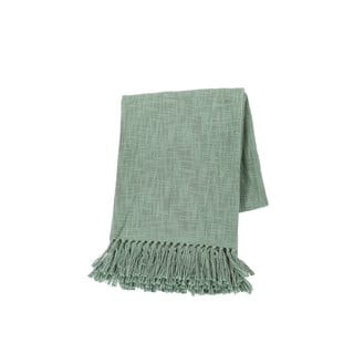 Cuvertură Tiseco Home Studio Slub, 130 x 160 cm, verde