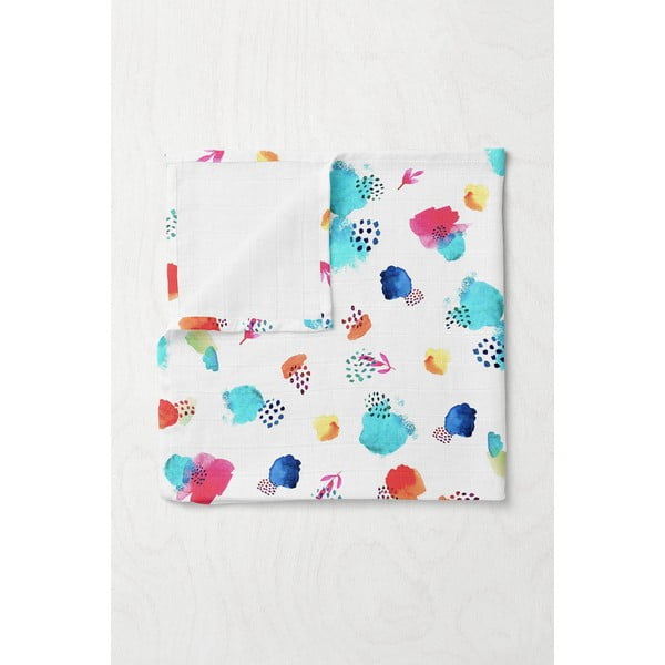 Pătură pentru copii albă din muselină 75x100 cm Summer – Mijolnir-image-1