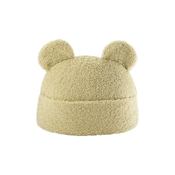 Pernă decorativă pentru copii verde din țesătură bouclé Teddy Pouch – Wigiwama