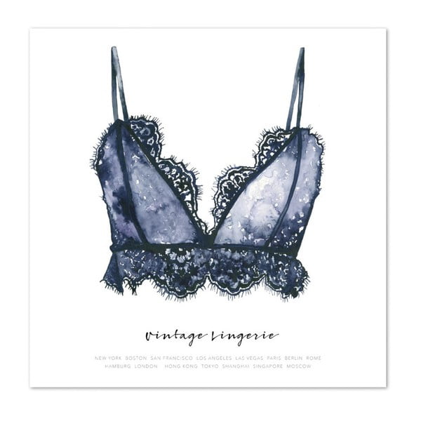 Poster Leo La Douce Vintage Lingerie, 30 x 30 cm