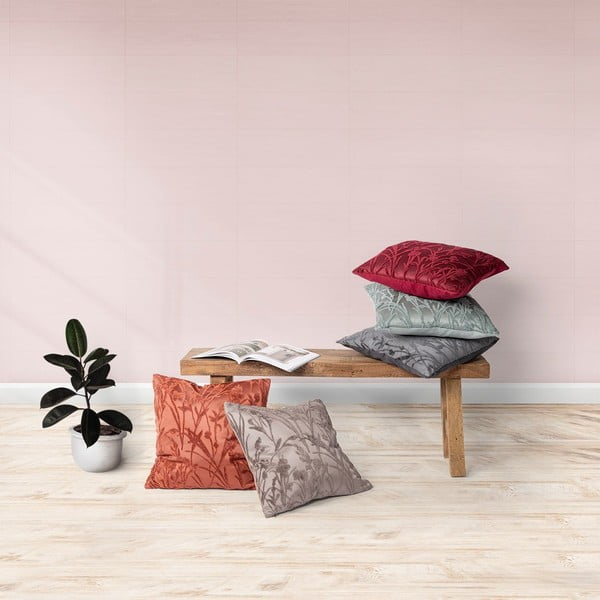 Pernă decorativă Tiseco Home Studio Iris, 45 x 45 cm, verde-image-1