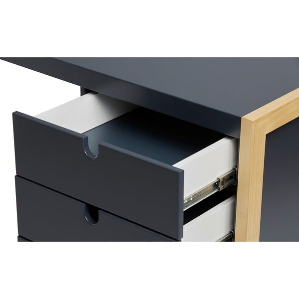 Birou Marckeric Square, 140 x 75 cm, gri antracit-image-1