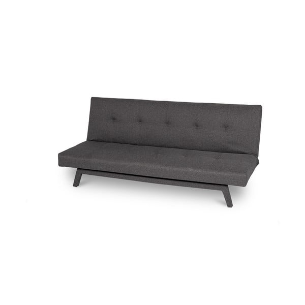 Canapea extensibilă cu picioare gri Debut Ozzie, gri închis-image-1