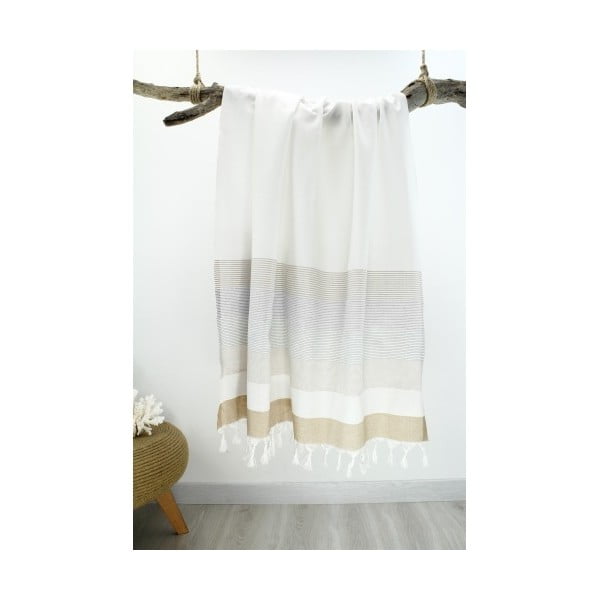 Prosop baie Hammam Bath Style White, 90x180 cm