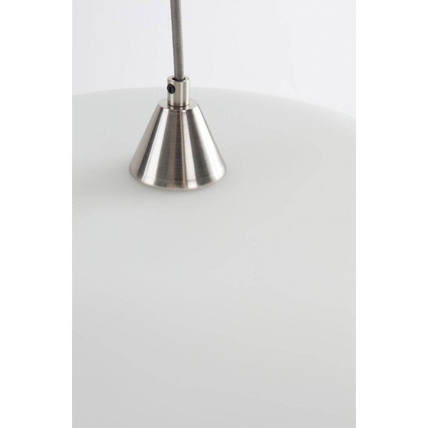 Lustră albă/argintiu-mat din sticlă opal ø 43 cm Thalia – Jotex-image-2
