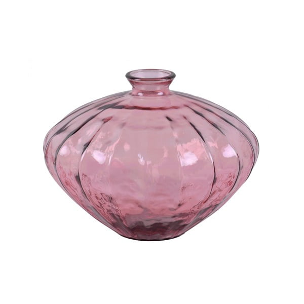 Vază din sticlă reciclată Ego Dekor Etnico, 14 l, roz