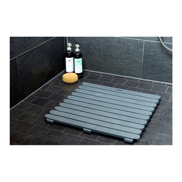 Covoraș baie, adecvat și pentru exterior Wenko, 55 x 55 cm, gri închis-image-4