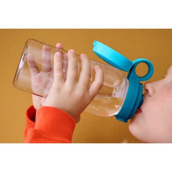 Sticlă pentru copii verde-mentă din plastic 600 ml Campus – Mepal-image-1