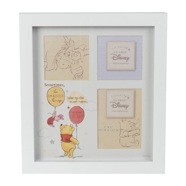 Ramă foto pentru 3 fotografii Disney Magical Beginnings Collage Frame Pooh Heart