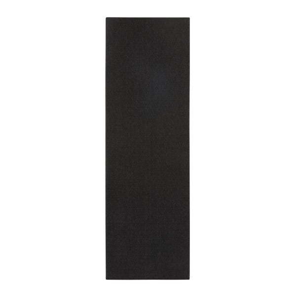 Covor adecvat interior/exterior BT Carpet Sisal, 80 x 500 cm, negru