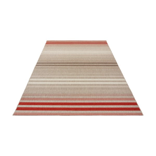 Covor de exterior NORTHRUGS Paros, 160 x 230 cm, crem - roșu-image-1