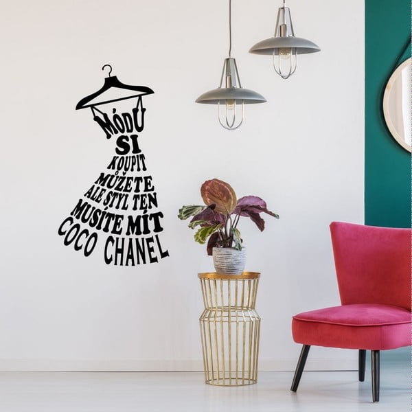 Autocolant perete cu mesaje Ambiance Coco Chanel