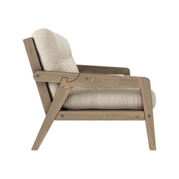 Canapea bej extensibilă 204 cm Grab - Karup Design-image-4