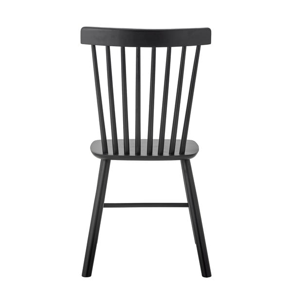 Scaun de dining negru din lemn de arbore de cauciuc Mill – Bloomingville-image-3