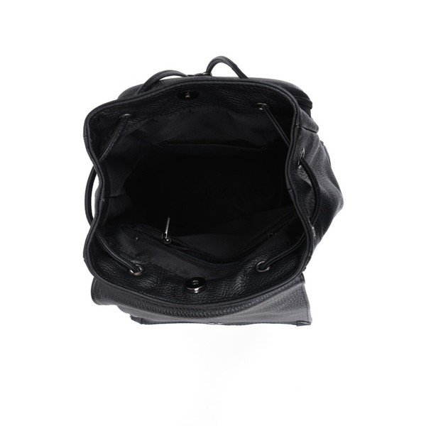 Rucsac din piele pentru femei Roberta M Mussie, negru-image-1