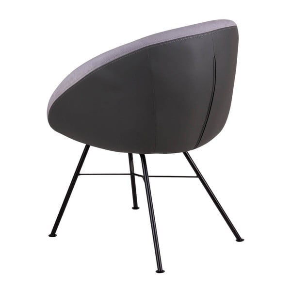 Scaun Sømcasa Alexa, gri-image-2