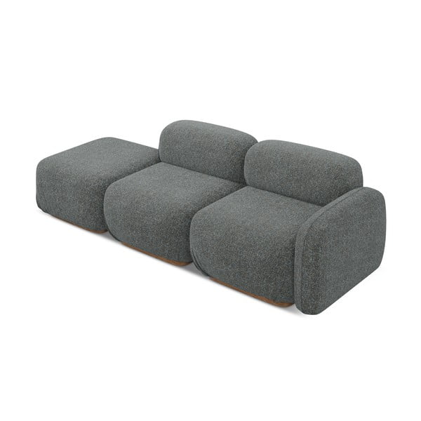Șezlong modular gri (cu colț pe partea dreaptă) Ailani – Makamii-image-4
