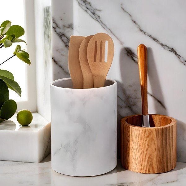 Suport pentru ustensile de bucătărie  din oțel inoxidabil Easton – Premier Housewares-image-1