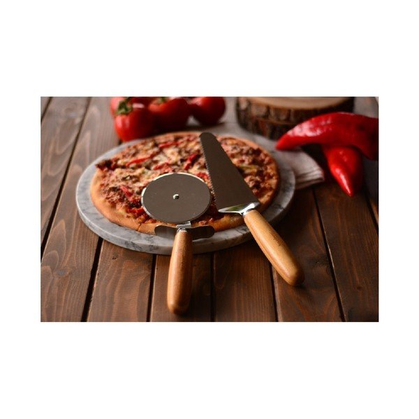 Set tăietor și paletă servire pizza Bambum Maya-image-2