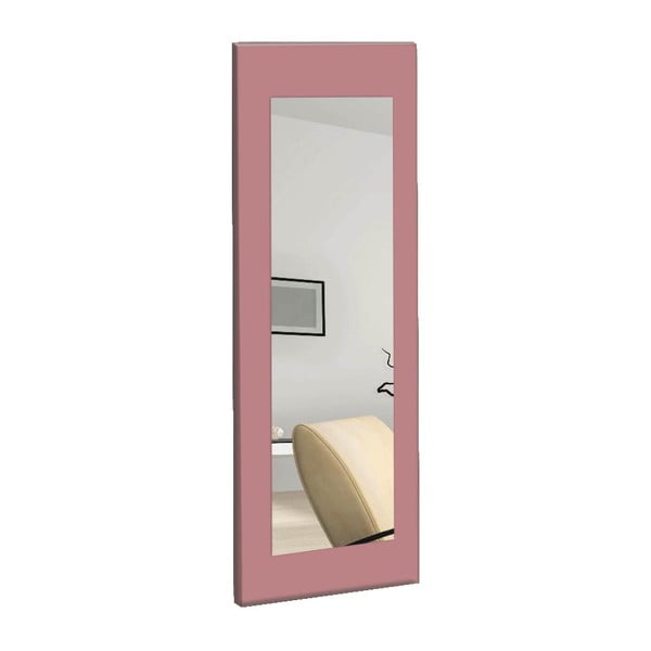 Oglindă de perete Oyo Concept Chiva, 40x120 cm, roz