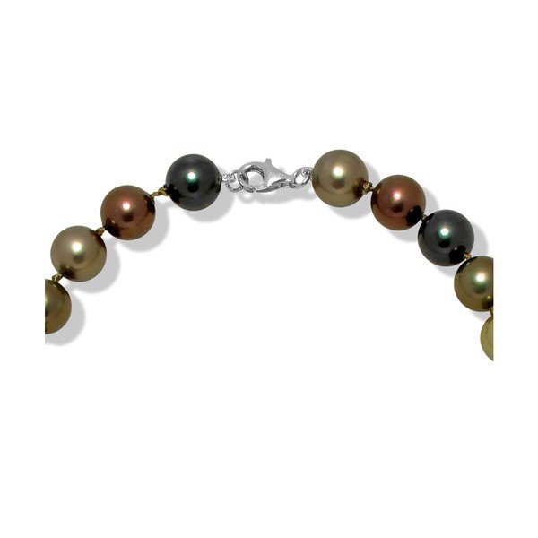 Colier verde cu maro Mara de Vida Perldor, lungime 45 cm-image-1