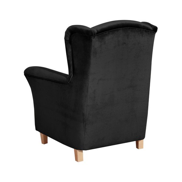 Fotoliu Max Winzer Agnetha Suede, negru-image-2