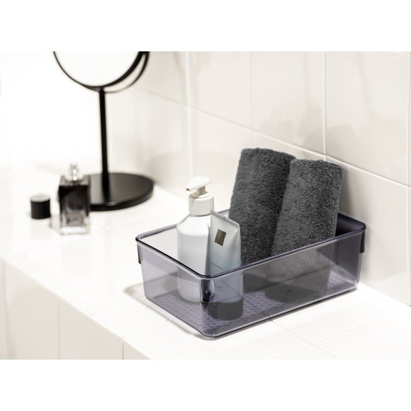 Organizator de baie gri din plastic reciclat San Diego – Wenko-image-4