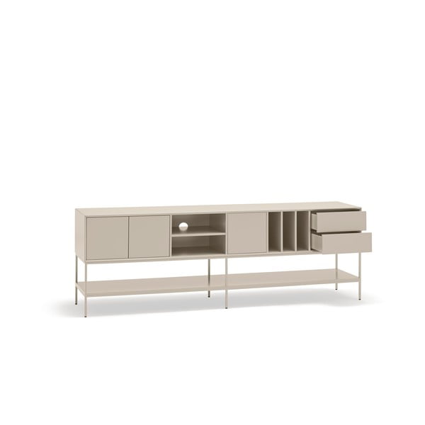 Comodă TV crem 220x74x45 cm Platt – Teulat-image-3