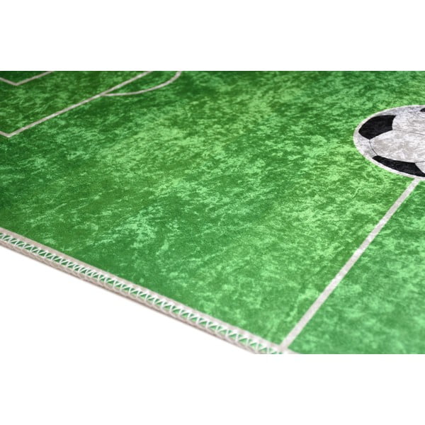Covor de joacă pentru copii verde lavabil 120x180 cm Soccer Time – Vitaus-image-2