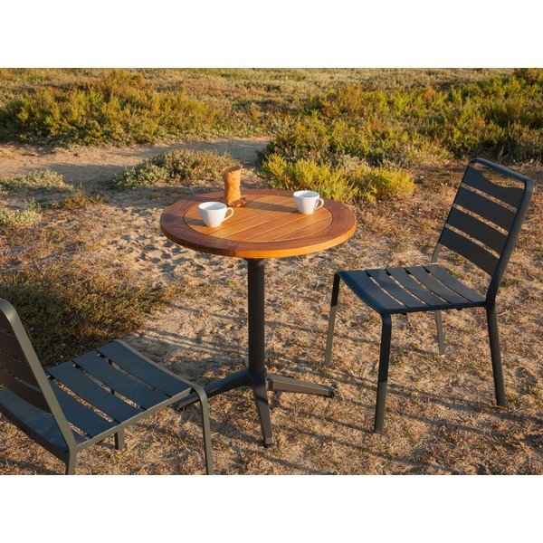 Masă de grădină rotundă din aluminiu ø 68 cm Spring – Ezeis-image-1