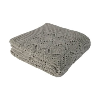 Pătură din bumbac Homemania Decor Cotton, 170 x 130 cm, albastru mentol