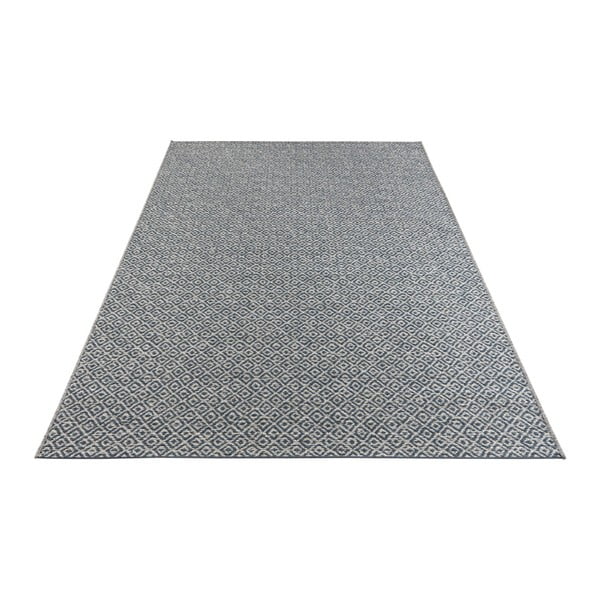 Covor potrivit pentru exterior Elle Decoration Bloom Croix, 140 x 200 cm, albastru-image-3