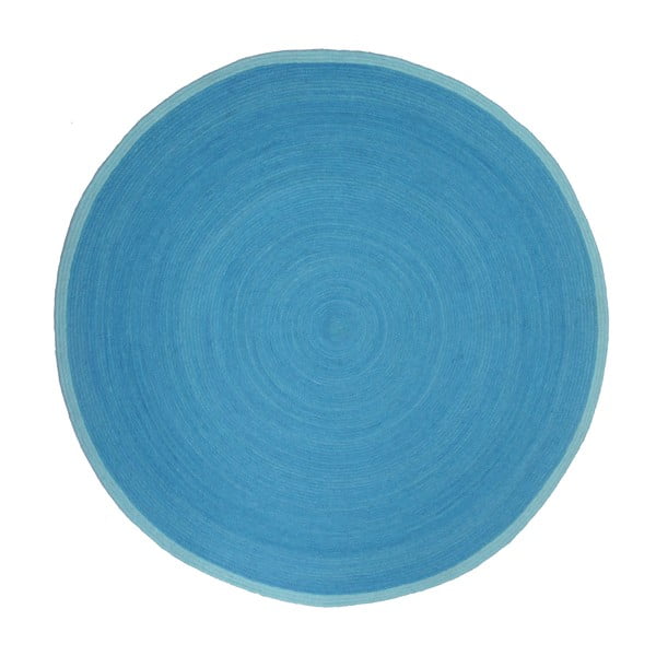 Covor pentru copii Nattiot Tapis, Ø90 cm, albastru