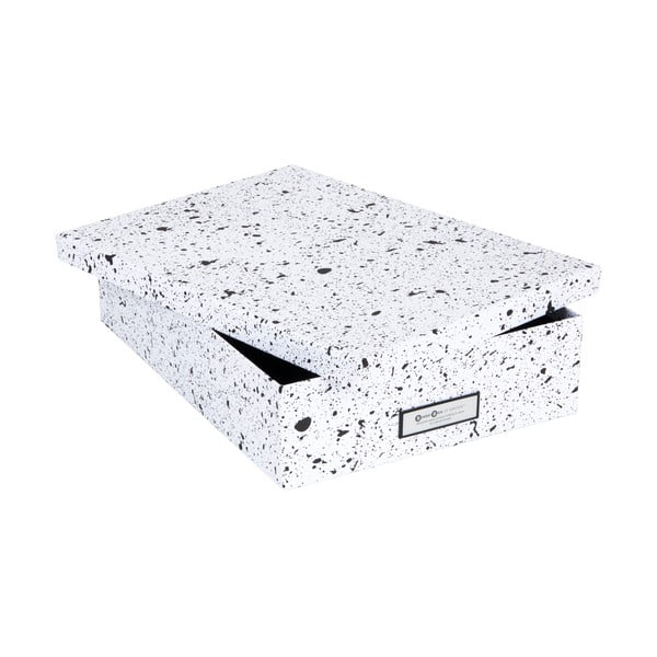 Cutie de depozitare Bigso Box of Sweden Oskar, negru-alb-image-3