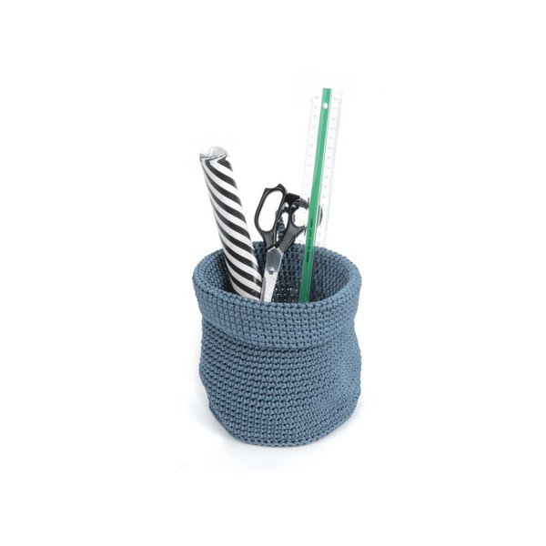 Set 3 coșulețe pentru flori PT Living Weave, albastru-image-1