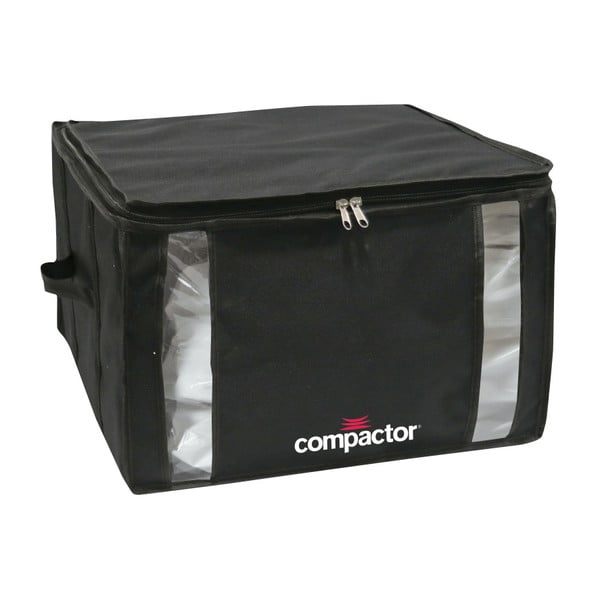 Cutie depozitare cu vacuum Compactor Black Edition, objem 125 l, negru