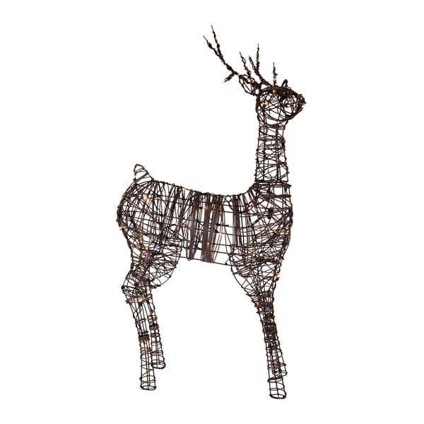 Decorațiune cu LED Best Season Deer Rattan, 120 cm
