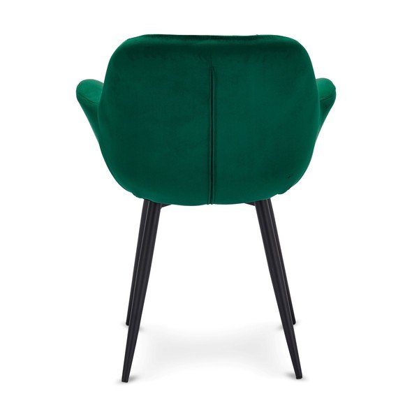 Scaune de dining verde 2 buc. din catifea Salina – Furnhouse-image-2