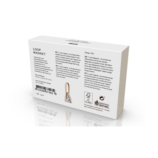 Set de clipsuri pentru prosoape bej 2 buc. autoadeziv Loop – Zone-image-4